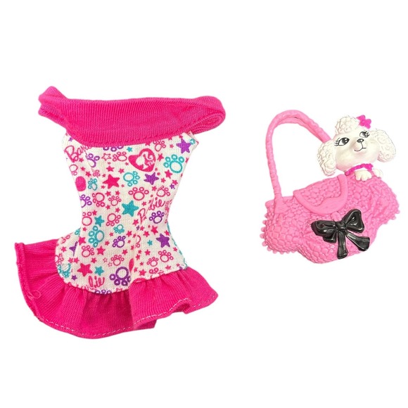 Barbie Stroll \'n Play Pups & Barbie Doggie Park Playset + Accessories